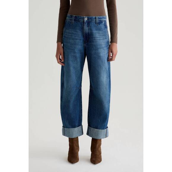 AG JEANS Denim - NEW AG JEANS mercer high rise barrel pant in nouveau